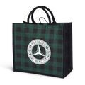 153344100 - : Mer Classic Laurel Buffalo Plaid Jute To for Mercedes-Benz Image