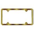 153660300 - : Mer Script License Plate Frame Gold Sati for Mercedes-Benz Image