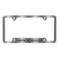 152962400 - : Mercedes-EQ Brushed Stainless Steel License Plate Frame for Mercedes-Benz Image