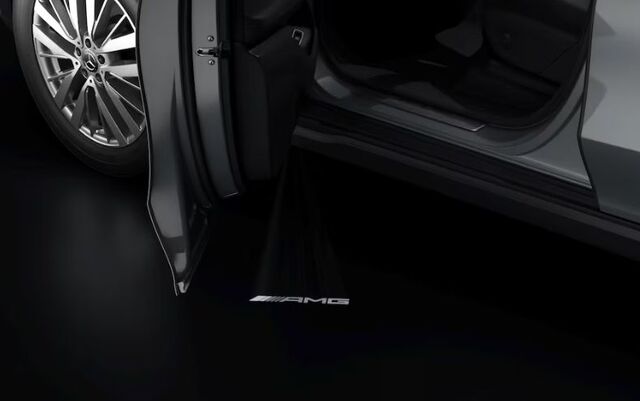 2978207601 - Exterior: Animated LCD Door Projector Kit - AMG Pattern for Mercedes-Benz Image