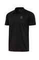 146548801 - : Men's Flex Polo Black for Mercedes-Benz Image