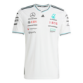 146870601 - : Mercedes - AMG Petronas Formula One Team Driver Jersey Authentic, White for Mercedes-Benz Image