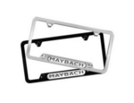Q6670098 - : Maybach​ Nameplate License Plate Frame - Polished Stainless Steel with Maybach Inlay for Mercedes-Benz Image