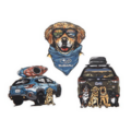 740109 - : Wild Tribute Sticker 3pk for Subaru Image