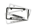 Q6880122 - : Mercedes-Benz Nameplate License Plate Frame - Polished Stainless Steel with Mercedes-Benz Carbon Fiber Inlay​​ for Mercedes-Benz: CLA 250, CLA 45 AMG&amp;reg;, E 250, E 350, E 400, E 550, E 63 AMG&amp;reg;, E 63 AMG&amp;reg; S, GL 350, GL 450, GL 550, GL 63 AMG&amp;reg;, GLK 250, GLK 350, ML 350, ML 550, ML 63 AMG&amp;reg;, S 550, S 63 AMG&amp;reg; Image