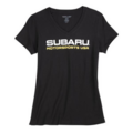 727399 - : SMSUSA Ladies' Black Rally Fan Tee for Subaru Image