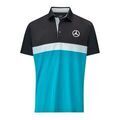 146171210 - : Men's Puma Stripe Golf Polo for Mercedes-Benz Image