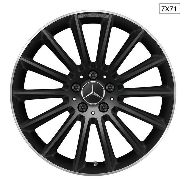 17740119007X71 - Wheels: Wheel 19 AMG style - Matte Black for Mercedes-Benz Image