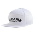 675159 - : SMSUSA White 6 Panel Laser Cut Hat for Subaru Image