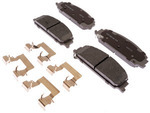 19387597 - : Ceramic Front Disc Brake Pad Set with Clips for GM Image