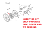 CKIMP2012 - : Clutch Replacement Kit | 2012-2017 IMPREZA | 2.0 B for Subaru: Forester, Impreza Image