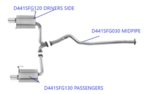 D441SFG120 - : Muffler, Drivers Side [ SPT ] sedan for Subaru Image