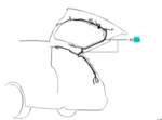 81812AG03A - : Cord Back Door [for Wagon] 81812 for Subaru Image