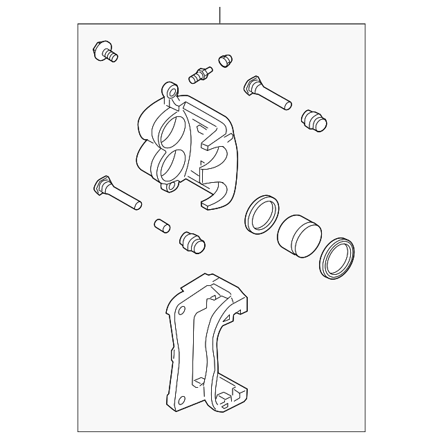 26292AL03A - Brakes: Caliper for Subaru Image