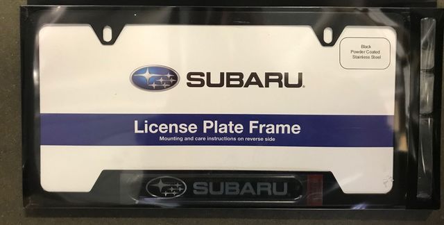 SUBARU  フォトフレーム 2020-2025 Subaru License Plate Frame (Subaru) Black