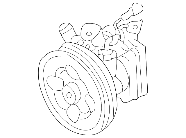 34430FE042 - : Power Steering Pump Assembly / WRX for Subaru Image