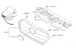 91122FJ060 - Body: Grille for Subaru Image