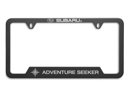 SOA342L163 - Exterior: License Plate Frame, Adventure Seeker for Subaru Image