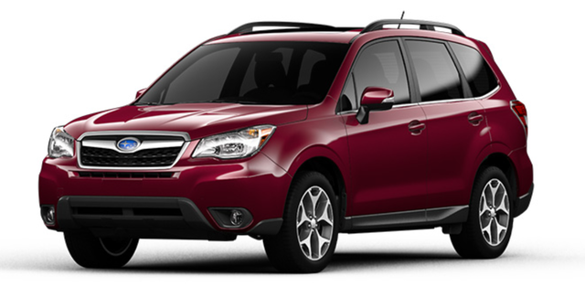 J101SSG703P4 - Exterior: BODY SIDE MOLDING KIT COLORED / VENETIAN RED PEARL / SET OF FOUR for Subaru Image