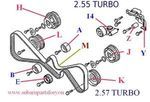 TBK04XT - : Timing Belt Kit 2004-2006 Forester XT 2.55 Turbo for Subaru Image