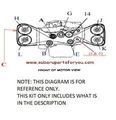 TBK9699LEG - : Timing Belt Kit for 1996-1999 Legacy or Legacy Outback 2.5 for Subaru Image