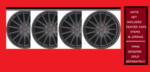 28111CA060SET - : ALLOY WHEEL SET OF FOUR / BLACK 17" / B R Z for Subaru Image