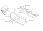 91121AL15A - Body: Grille for Subaru Image