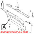 99045AE00AGE - : Sill Cover Clip for Subaru Image