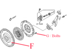 12310AA211 - Clutch: Flywheel for Subaru Image
