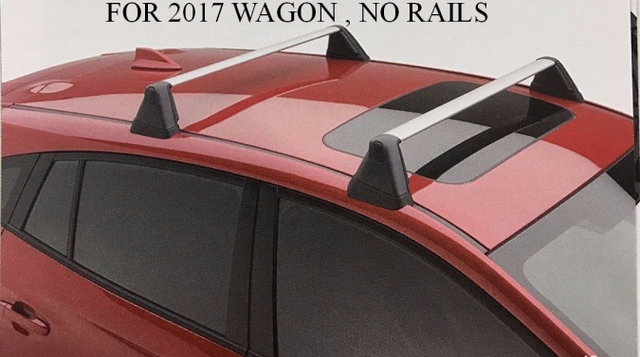 2017-2023 Subaru Impreza Fixed Cross Bar Set 2017-2020 5-Door