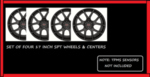 B3110FL251SET - : ALLOY WHEEL SET OF FOUR / BLACK 17" / 2018-2020 CROSS TREK for Subaru Image