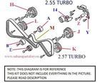 TBK0911FORXT - : Timing Belt Kit 2009-2012 Forester 2.55 XT Turbo for Subaru Image