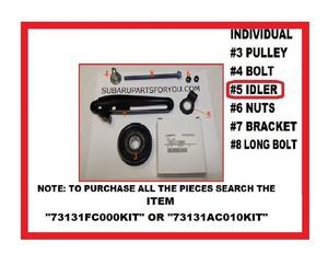                                     IDLER PULLEY ADJUSTER [ ITEM 5 ] ONLY
                                