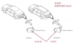 87611XC00B - : Blind Spot Radar for Subaru Image