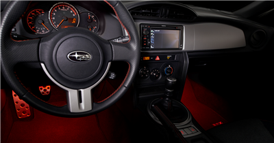 H701SCA000 - Interior: Subaru BRZ Footwell Illumination Kit (Red) for Subaru Image