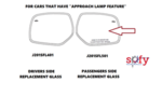 J201SFL501 - : Mirror Glass Passengers Side only /  with Approach Lighting Feature - for Subaru Image