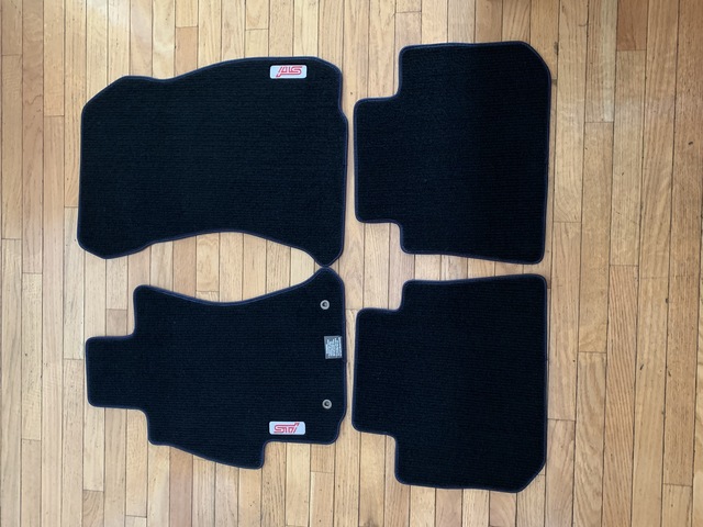 J501SVA110CUSTOM - Interior: CLEARANCE: 2015 STi LAUNCH EDITION FLOOR MATS for Subaru Image