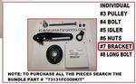 73610AC010 - HVAC: Idler Pulley Bracket for Subaru Image