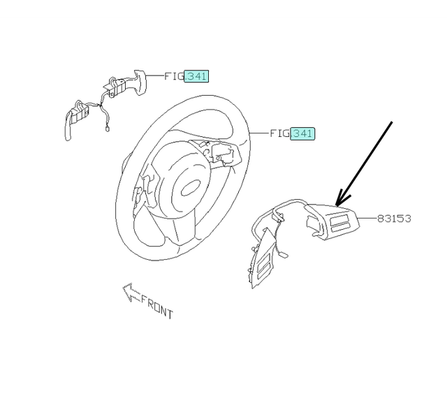 Jingさま専用 Satellite Switch [ Item 83153] 83159AJ050 | Subaru Parts For You