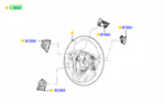 FB5Z3600CD - Steering: Steering Wheel for Ford Image