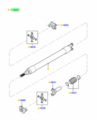 BC3Z4602AE - Universals &amp; Rear Axle: Drive Shaft for Ford Image
