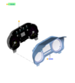 GL3Z10849ABA - Electrical: Instrument Cluster for Ford Image