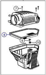 4861746AB - Fuel: Air Filter for Mopar Image