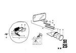 51161807702 - : Exterior Mirror Right C511632 for BMW Image