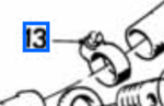 32111131345 - : Hose Clamp 889520 for BMW Image