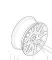 36112282895 - : Light Alloy Rim 36907111 for BMW Image