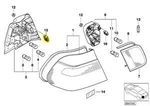 61138369702 - : Socket Housing 611311 for BMW Image
