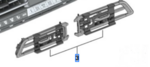 64115B55149 - : Set Of Center Ventilation Outer 649900 for BMW Image