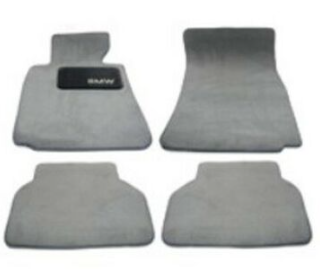 82112293531 - Interior: Gray / Carpeted Floor Mats With Bmw Lettering Heel for BMW: 328i, 335i, 335i xDrive, 335is, 335xi, M3 Image
