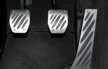 35002213213 - Interior: 2001-2019 BMW Aluminum Pedals - Manual Transmission for BMW: 128i, 135i, 135is, 325Ci, 325i, 325xi, 328i, 328i xDrive, 328xi, 330Ci, 330i, 330xi, 335d, 335i, 335i xDrive, 335is, 335xi, 750i, M3, X1, X3, X5, X6, Z4 Image